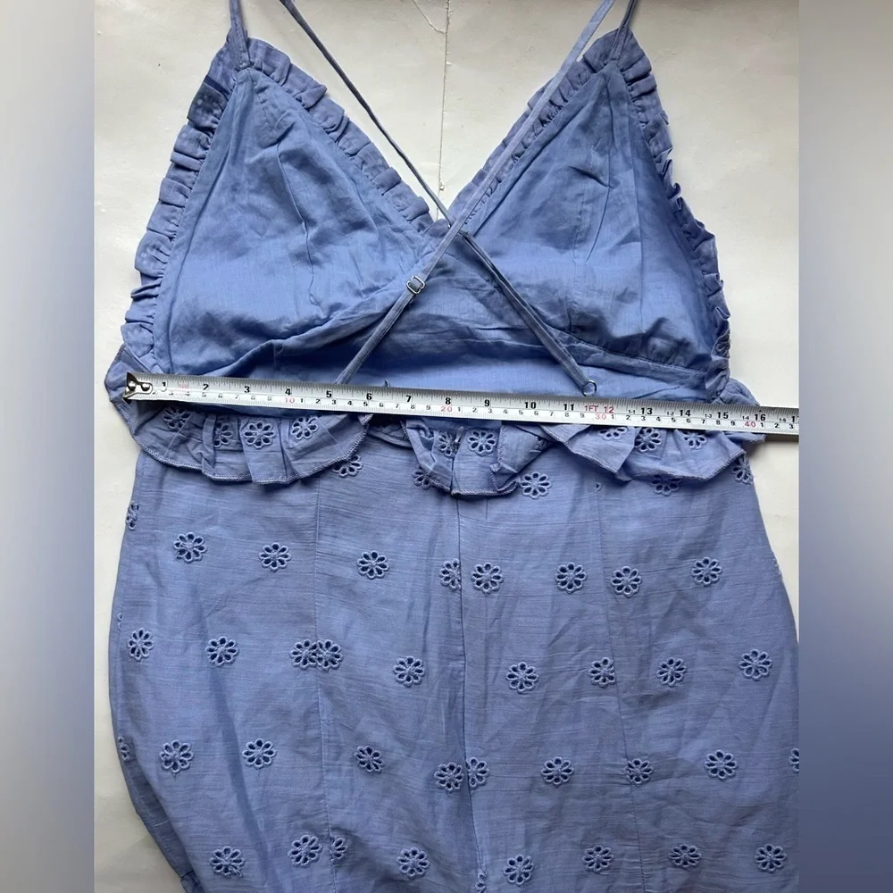 Majorelle  Isla Midi Dress in Periwinkle Blue size medium - Picture 8 of 8